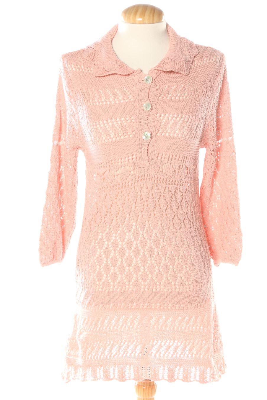 Robe casual basyco de la taille S, de couleur rose