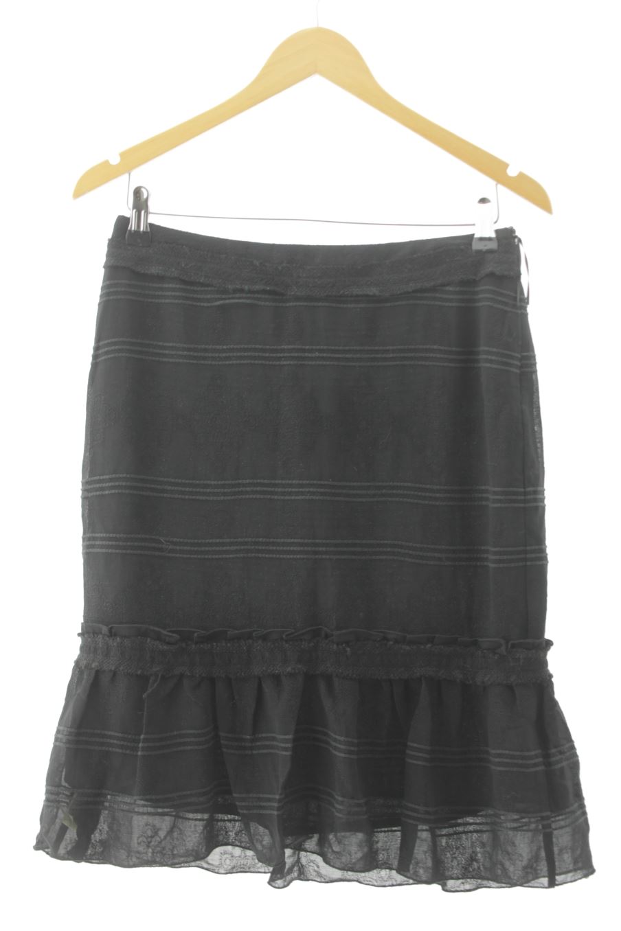 Falda de Mango de la talla 36, de color negro