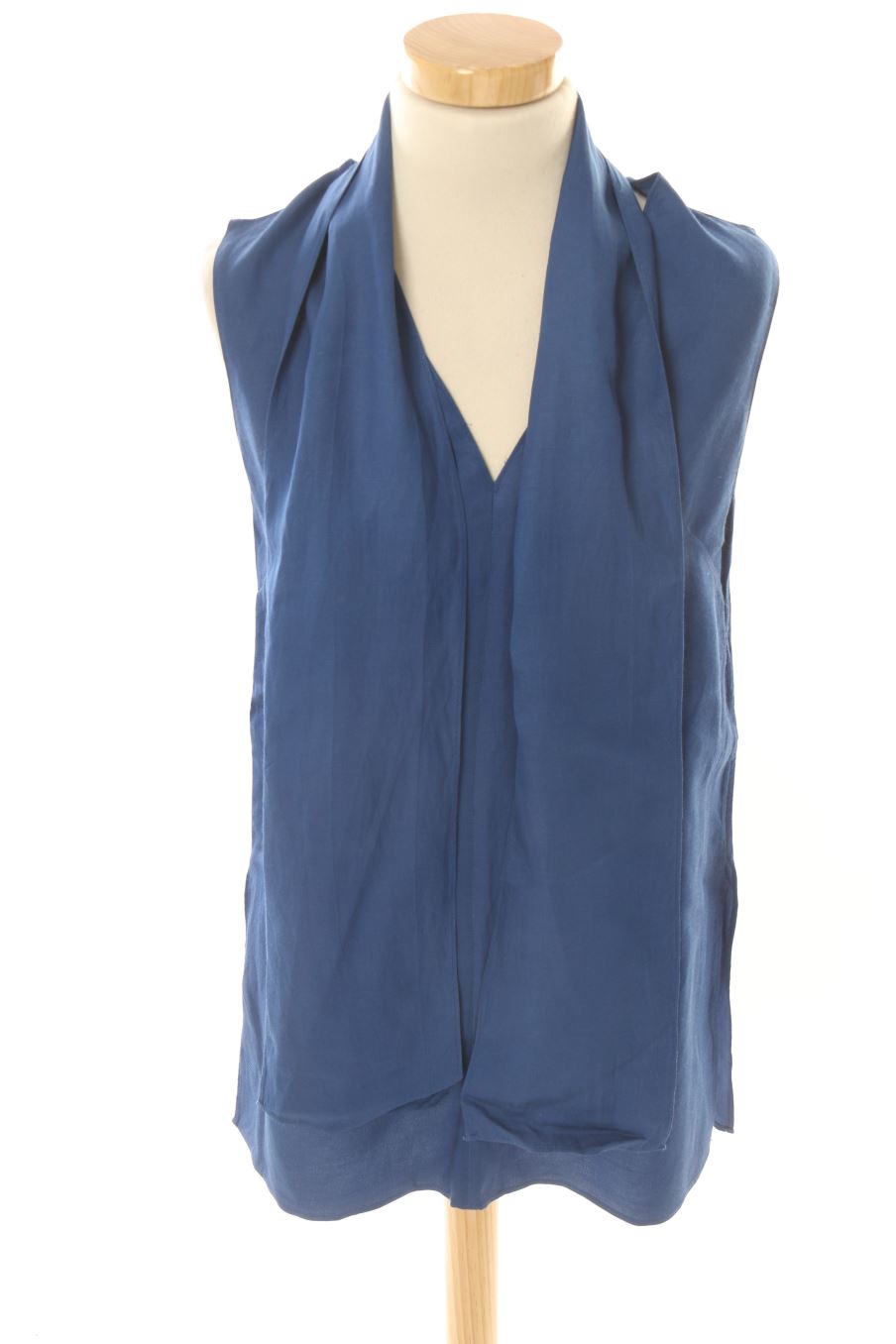 Top Adolfo Dominguez de la taille 36, de couleur bleu