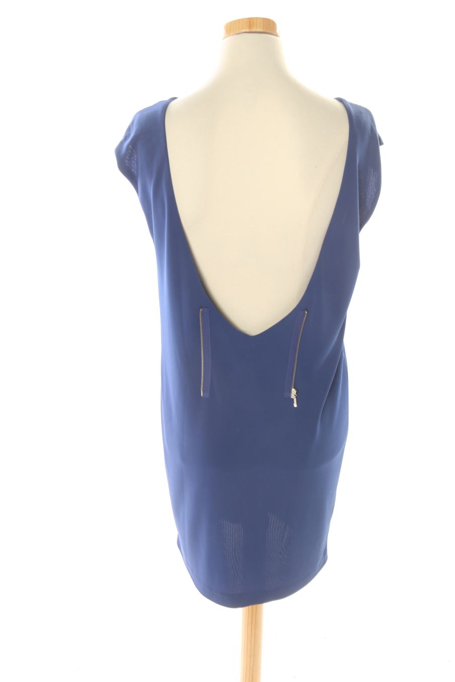 Robe casual Trafaluc de la taille S, de couleur bleu
