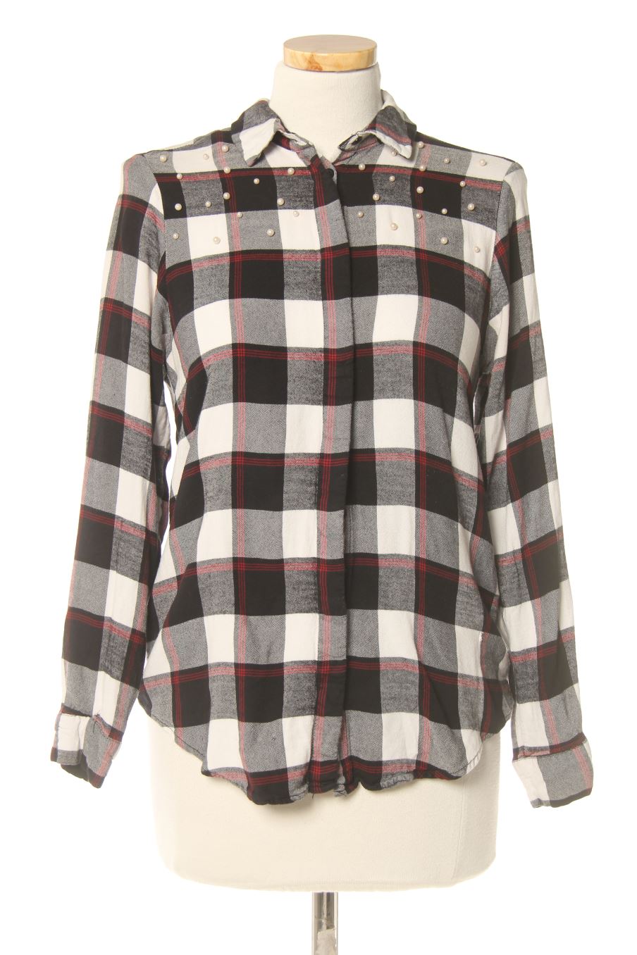Camisa de Zara de la talla S, de color cuadros