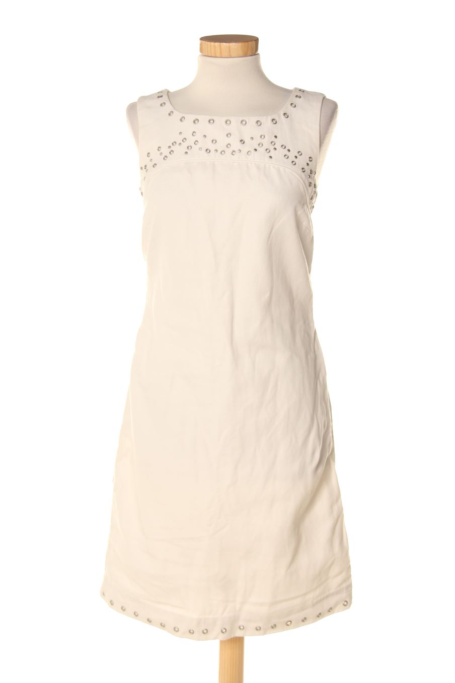 Robe casual Caroll de la taille 36, de couleur blanc