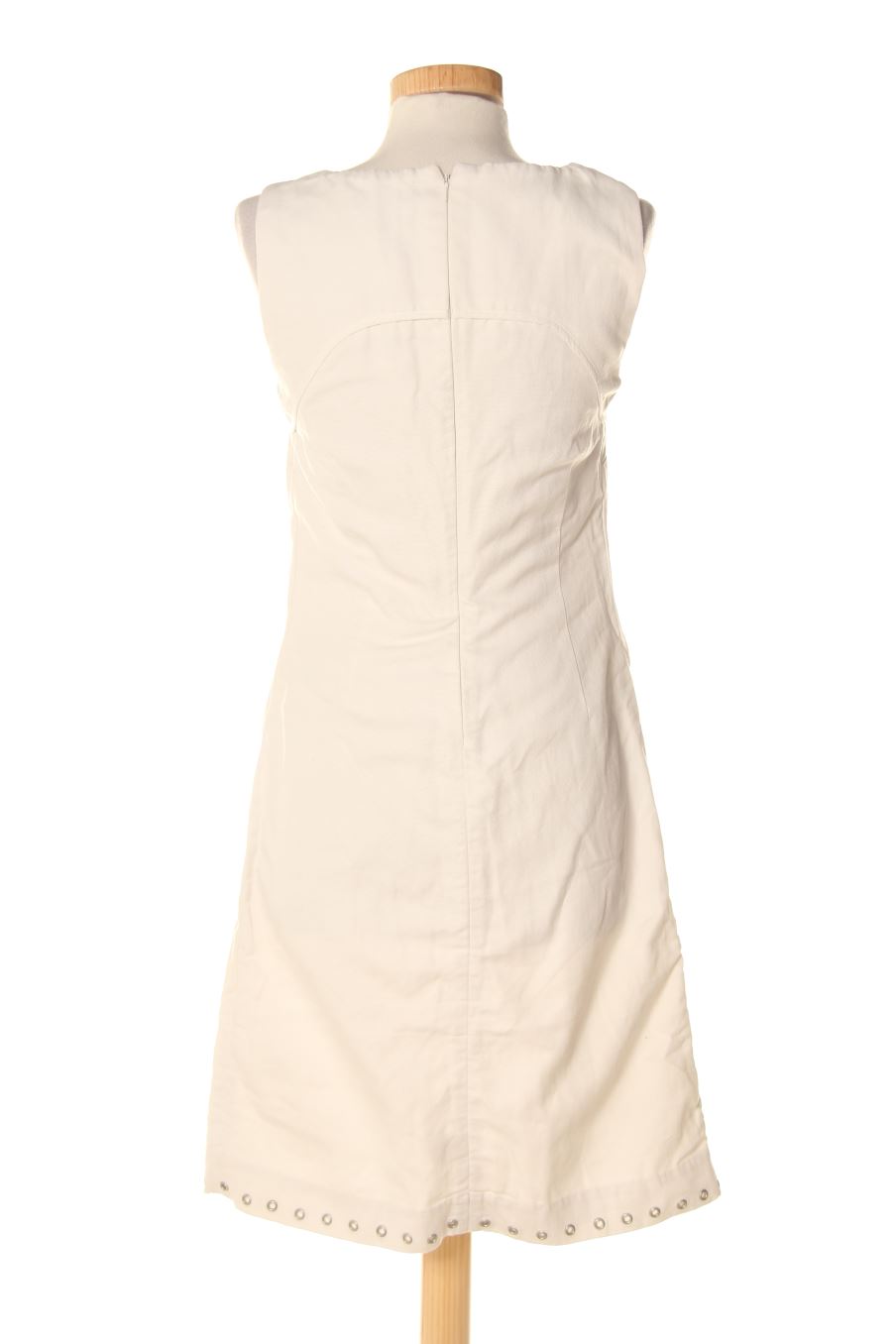 Robe casual Caroll de la taille 36, de couleur blanc
