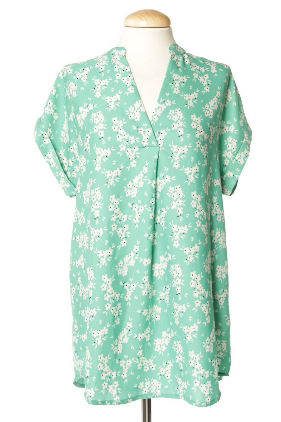 Blusa de manga corta de BLANCHEPORTE de la talla 40, de color flores