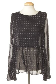Blusa a maniche lunghe M Mango, foto 1 di 2