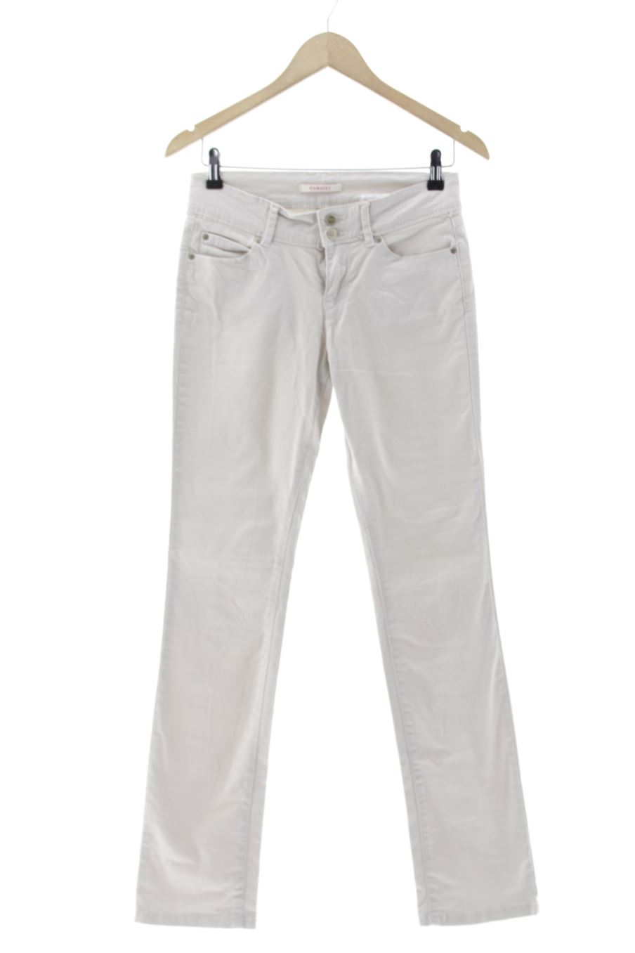 Jeans Camaieu de la taille 36, de couleur beige de denim