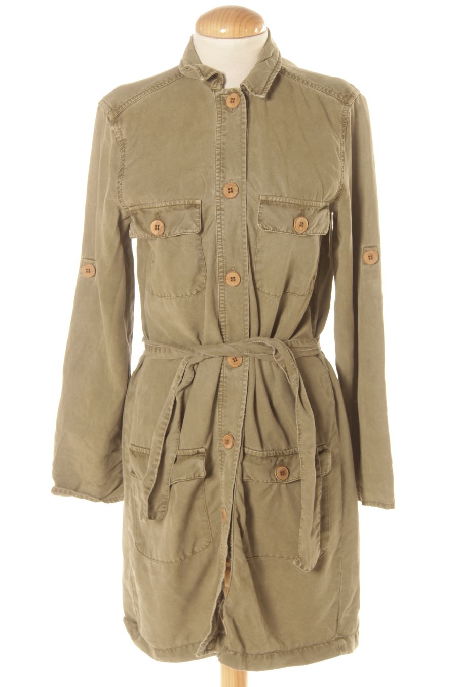 Robe casual Mango de la taille XS, de couleur vert