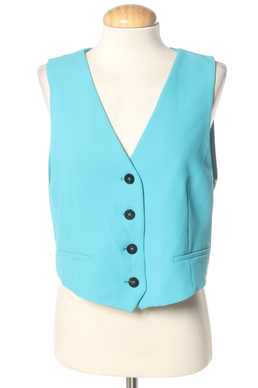 Boléro sans manches Sfera de la taille M, de couleur turquoise