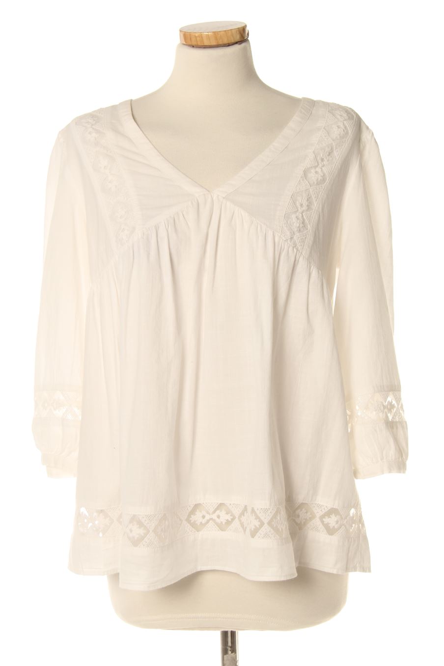 Blouse à manches longues Promod de la taille L, de couleur beige