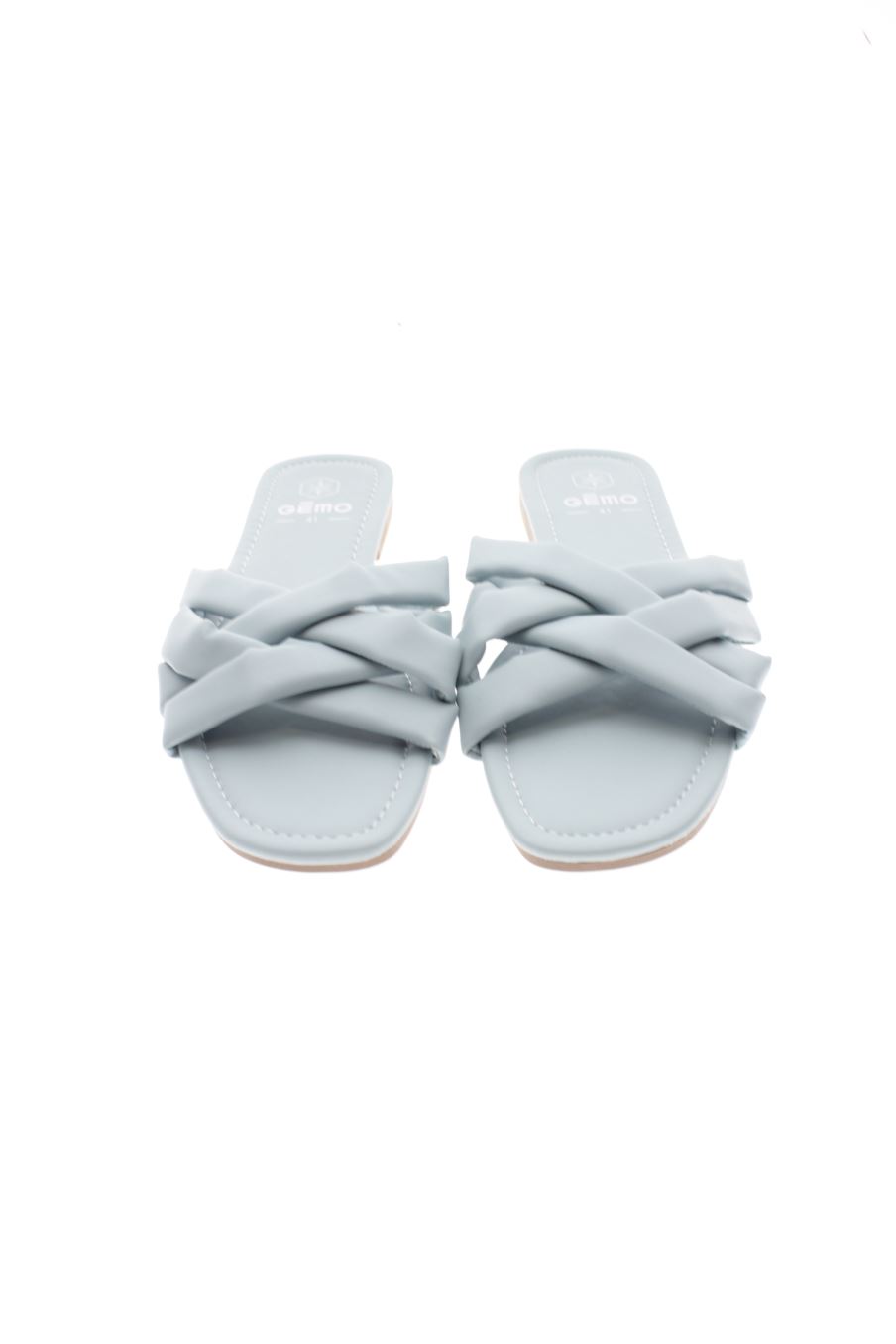 Sandalias planas de Gémo de la talla 41, de color azul de