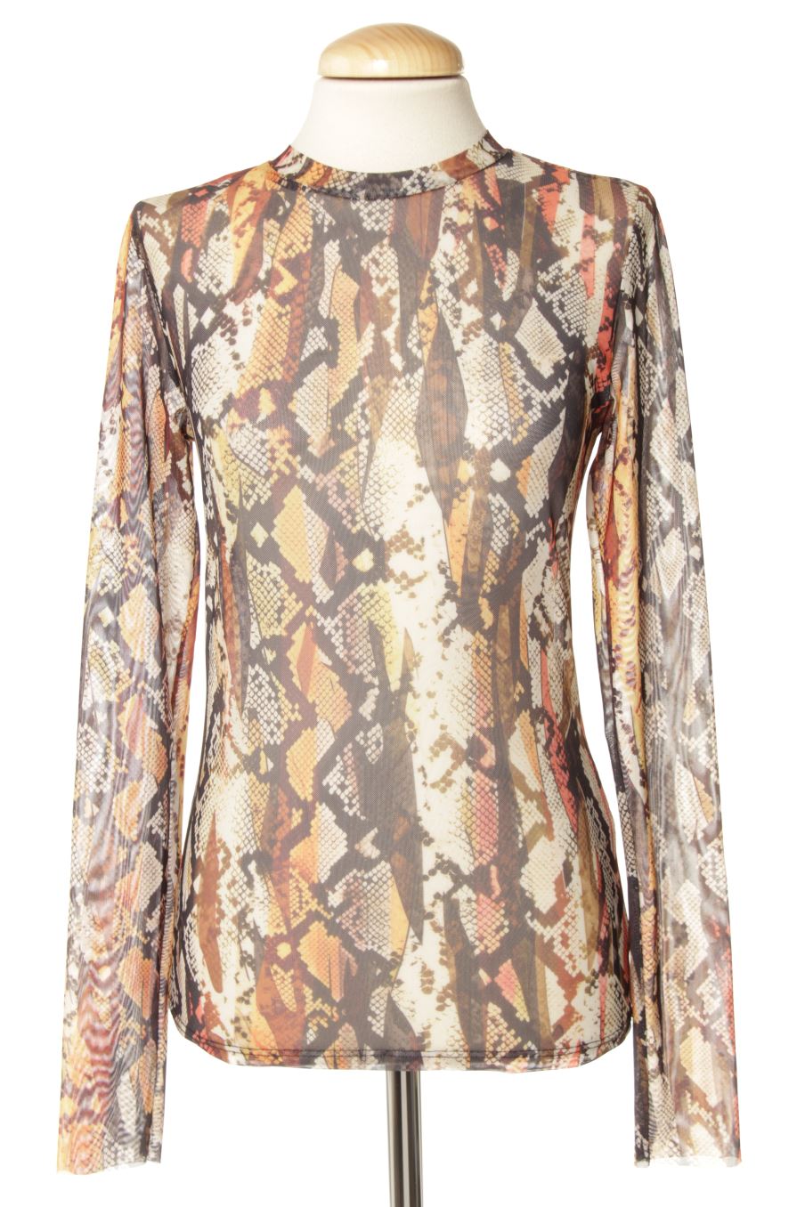 T-shirt à manches longues Stradivarius de la taille M, de couleur imprimés