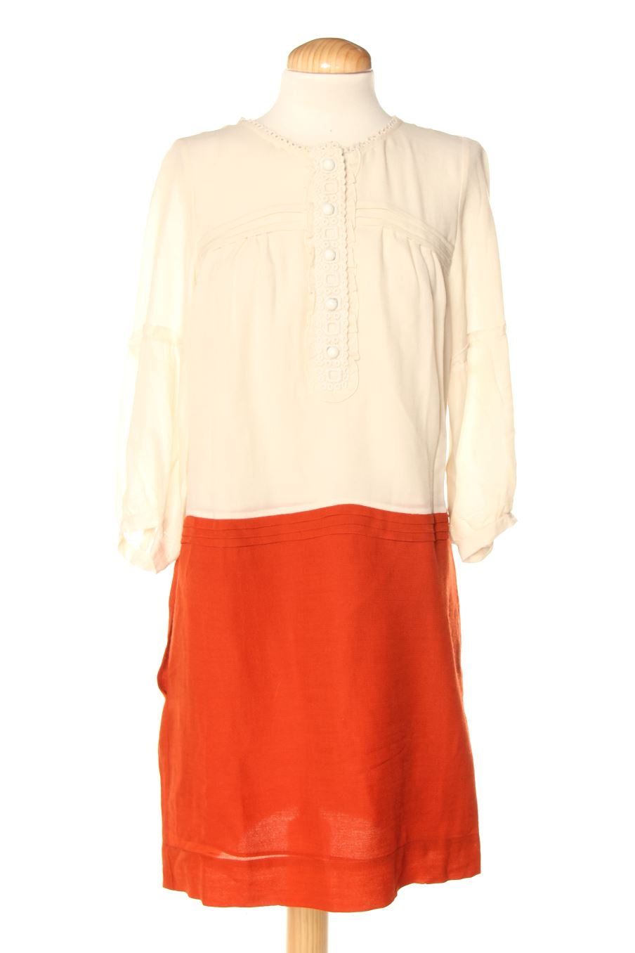 Einfaches Kleid von Sfera Größe S, Farbe Beige, für