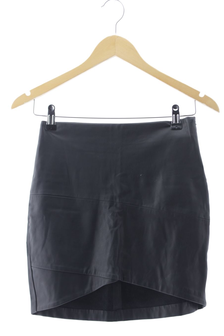 Jupe Bershka de la taille XS, de couleur noir de synthétique