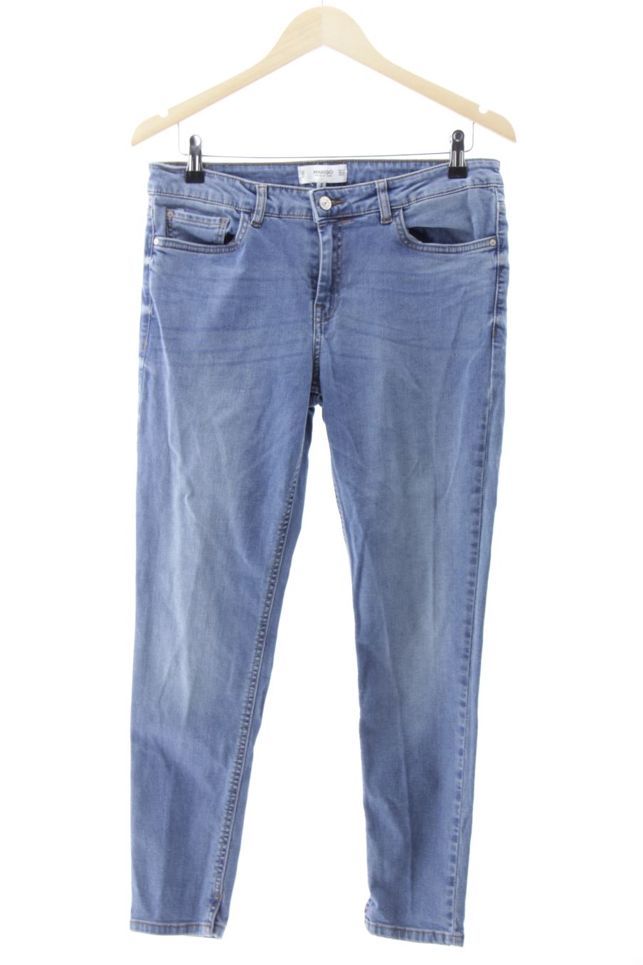 Jeans Mango de la taille 42, de couleur bleu de denim