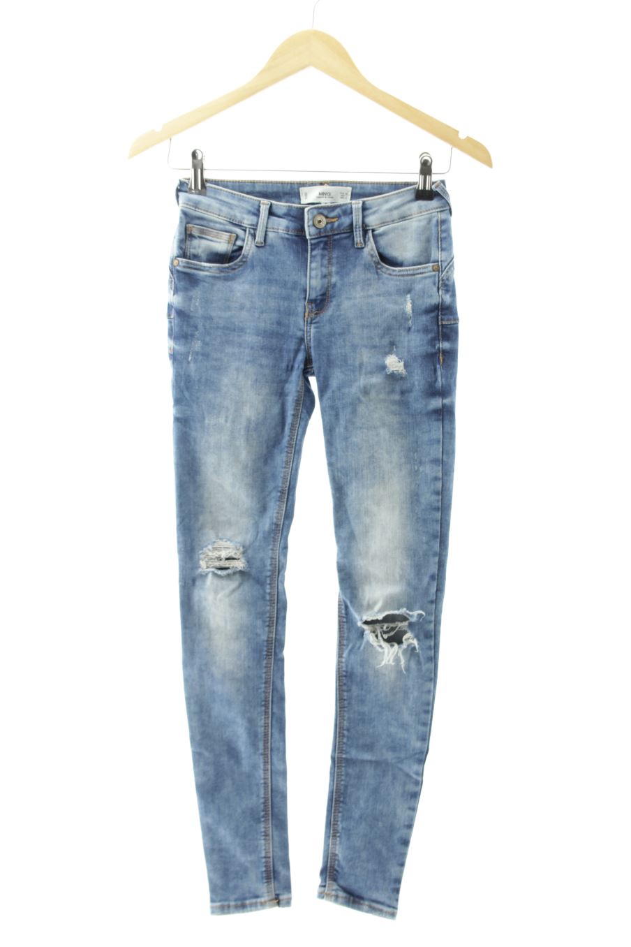 Jeans Mango de la taille 32, de couleur bleu de denim