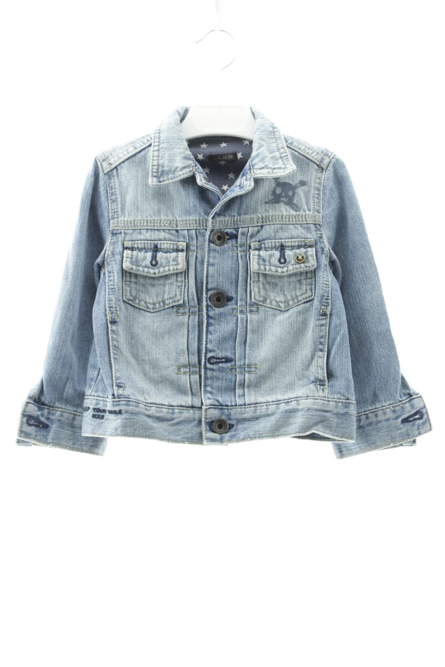 Blouson Ikks de la taille 2 ans de denim de seconde main