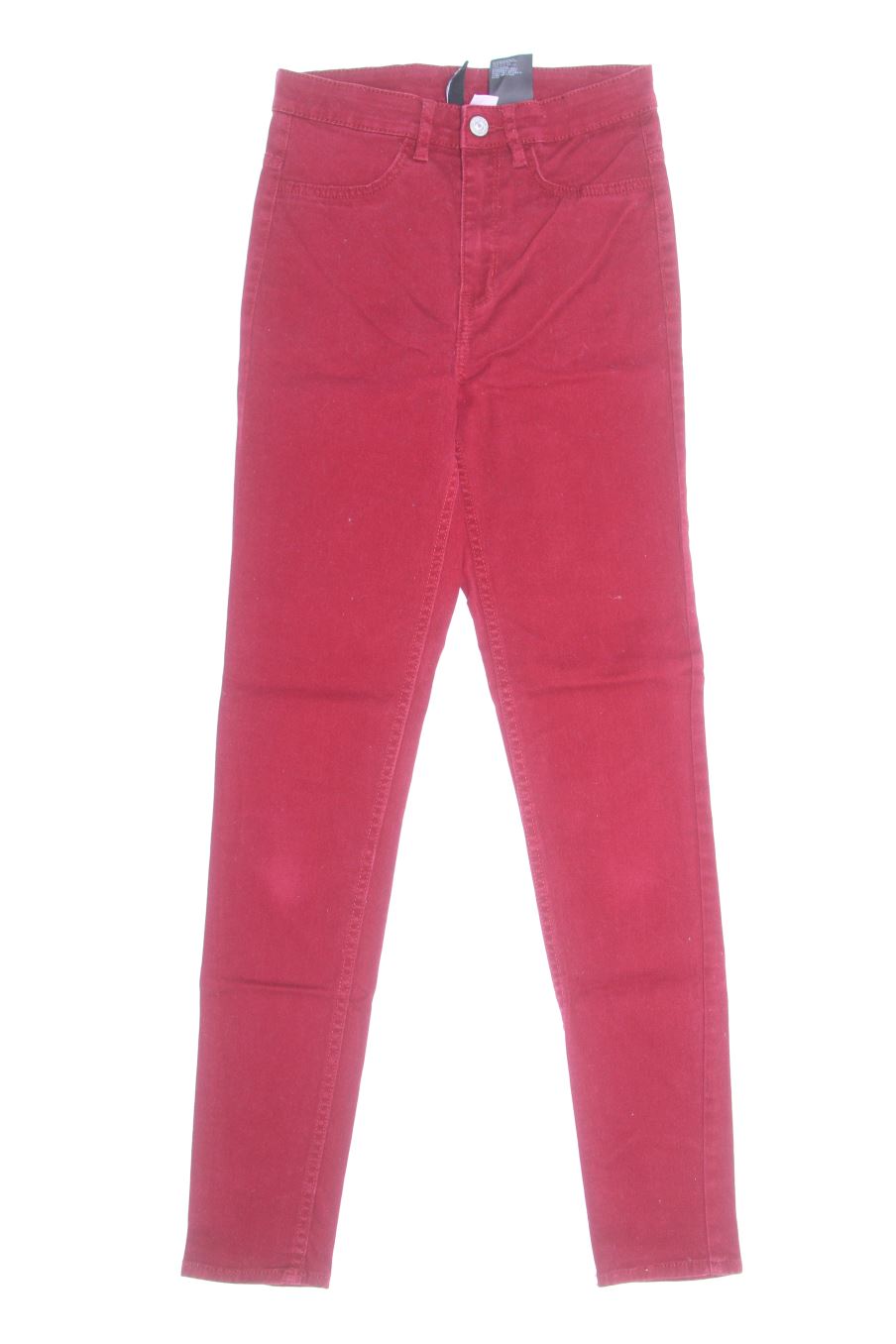 Jeans H&M de la taille 34, de couleur bordeaux de denim