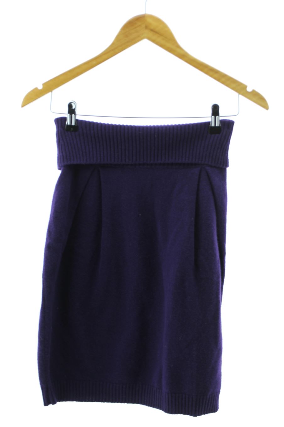 Falda de Benetton de la talla S, de color morado