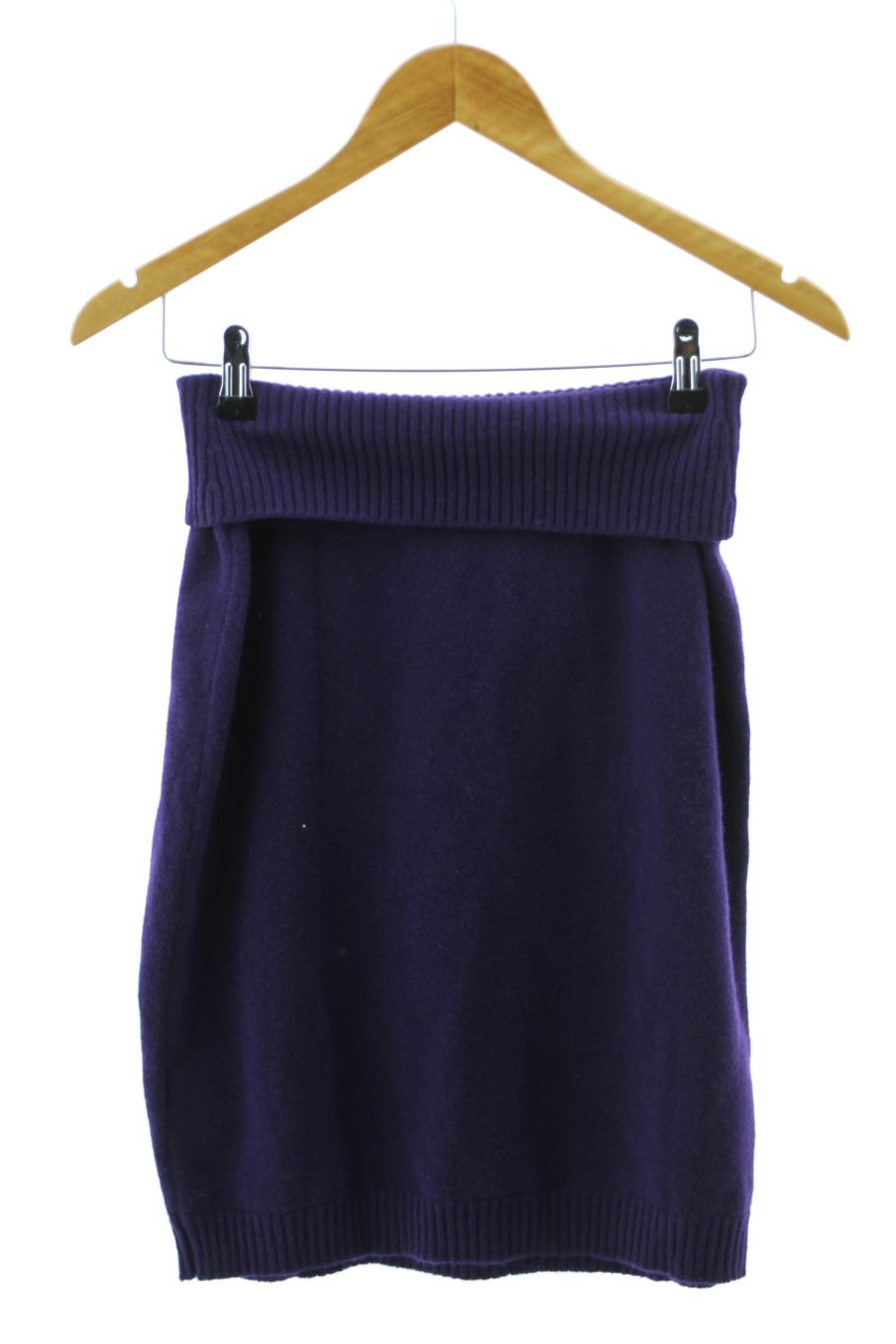 Falda de Benetton de la talla S, de color morado