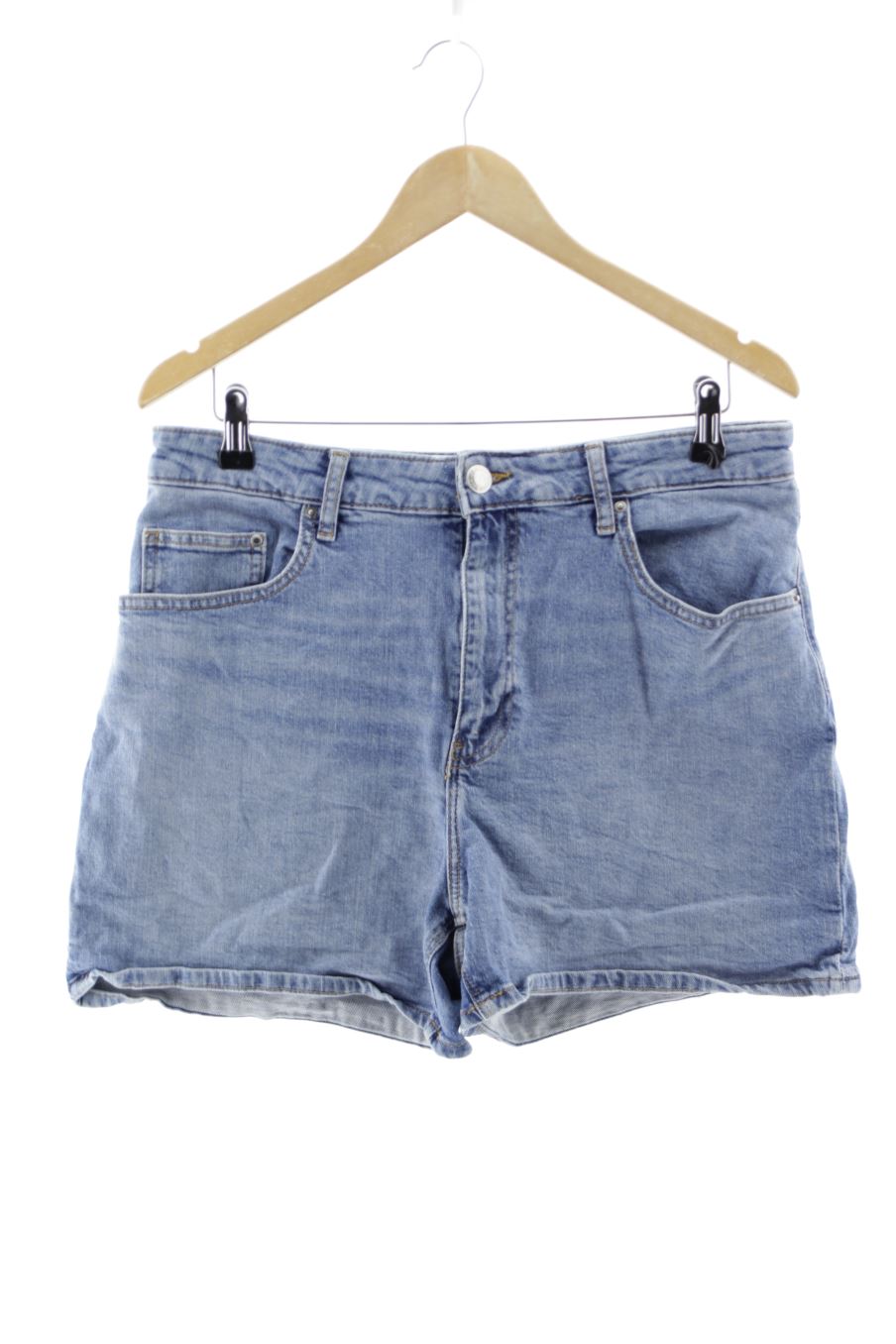 Shorts H&M de la taille 44, de couleur bleu de denim