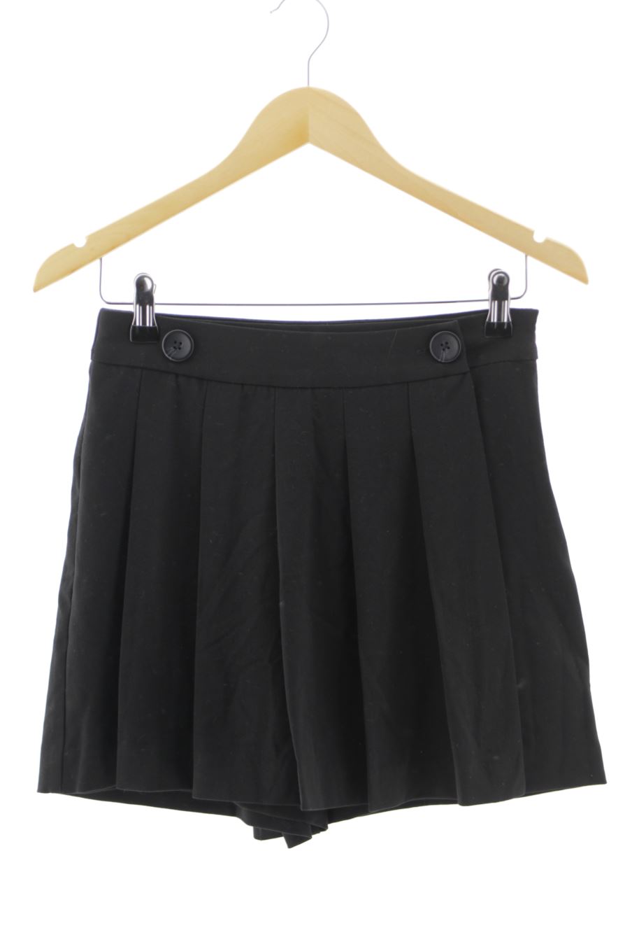 Shorts Stradivarius de la taille 36, de couleur noir