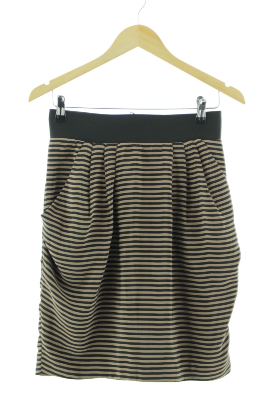 Falda de H&M de la talla 38, de color rayas