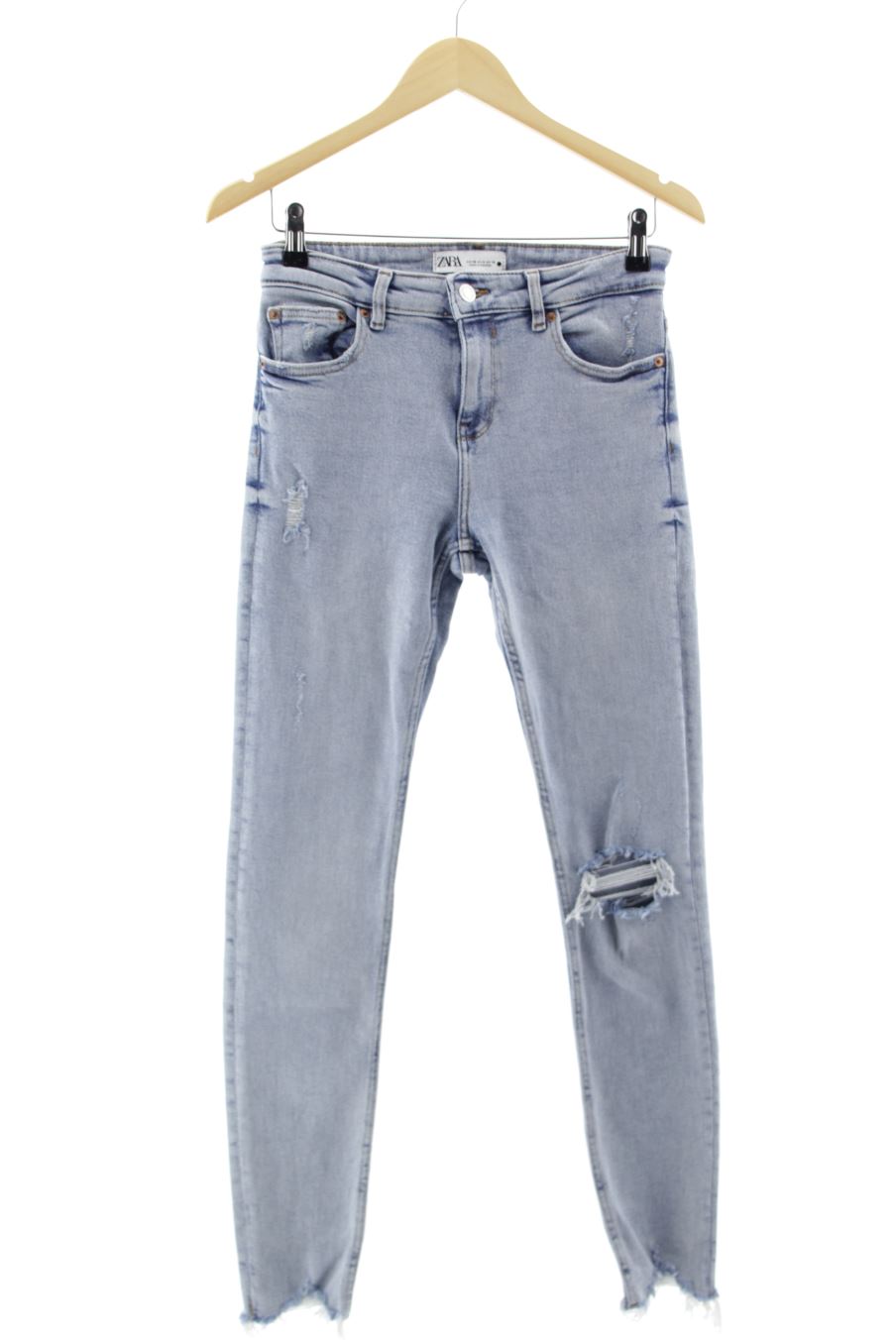 Jeans von Zara Größe 36, Farbe Blau, aus Jeanskleidung für