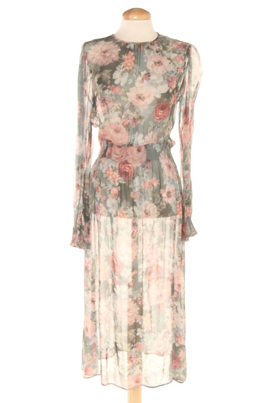 Robe casual Zara de la taille XS, de couleur fleurs