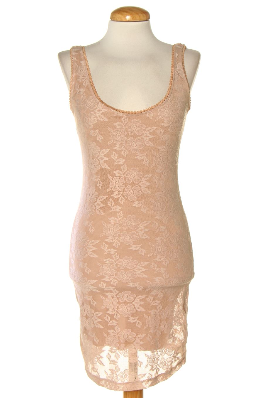 Einfaches Kleid von SUITEBLANCO Größe S, Farbe Beige, für