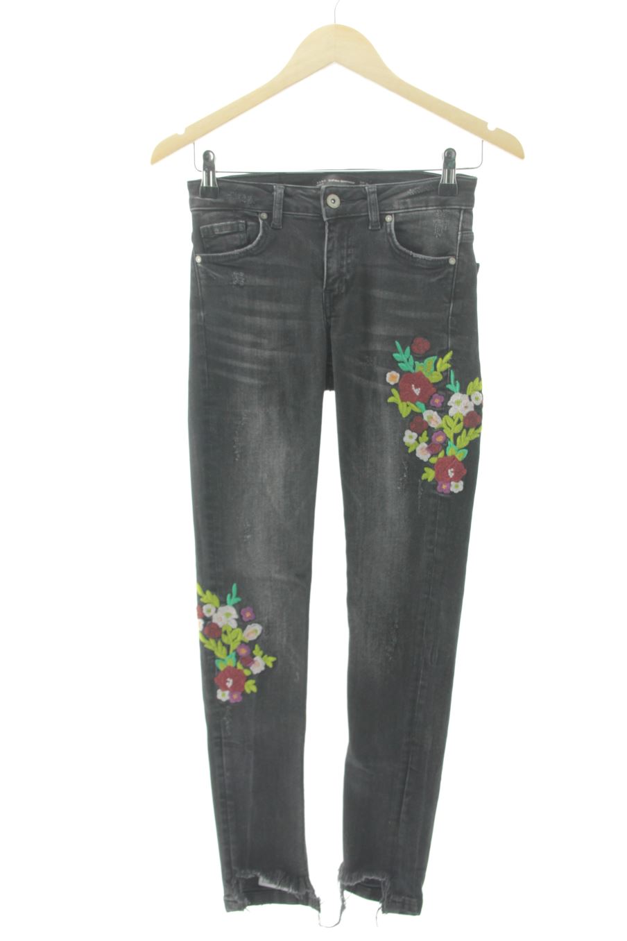 Jeans de Trafaluc de la talla 34, de color nero