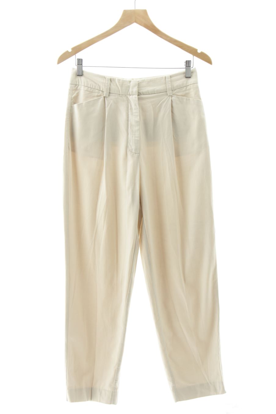 Pantalon Mango de la taille 38, de couleur beige