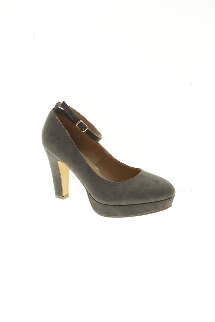 Zapatos de tacon de Gémo de la talla 38, de color gris de