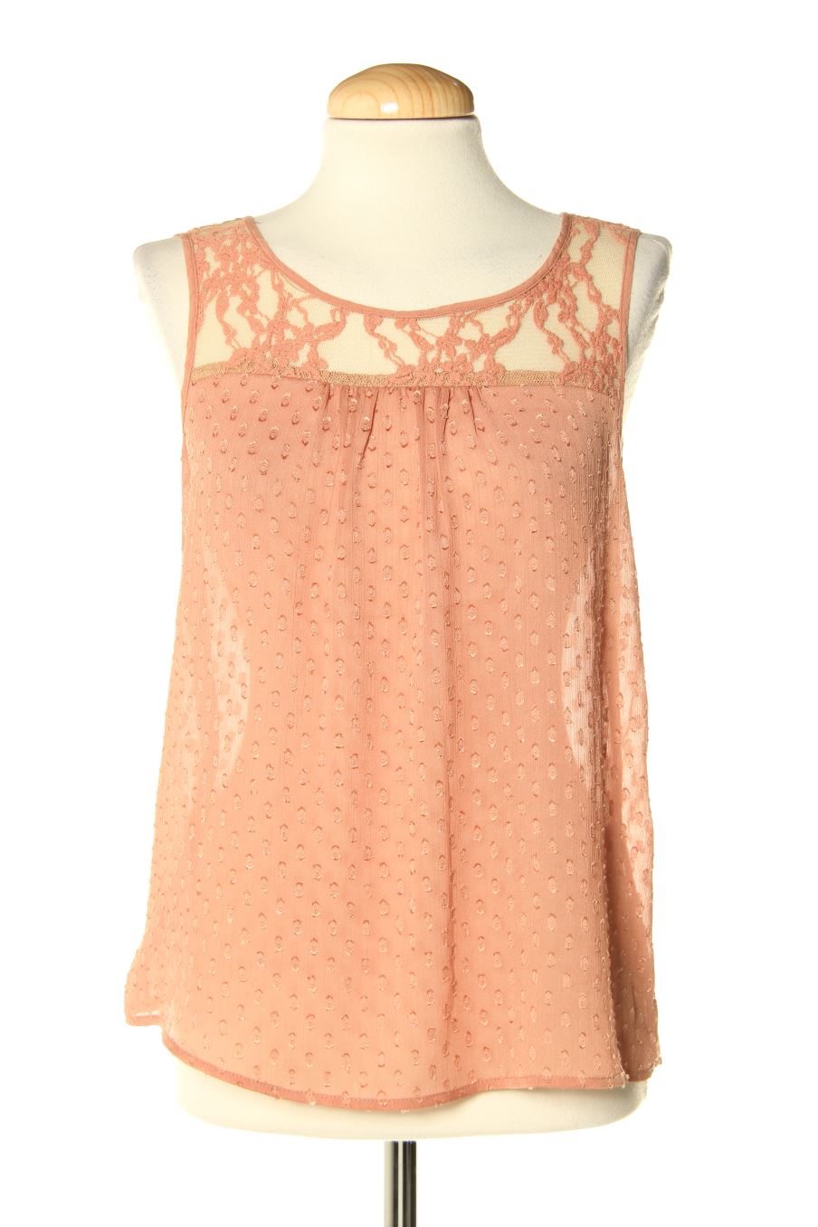 Blouse à manches courtes Stradivarius de la taille S, de couleur rose