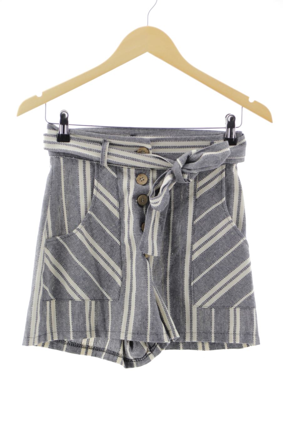 Shorts Boohoo de la taille 34, de couleur gris