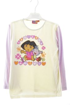 T-shirt manches longues 8 ans Dora Exploratrice