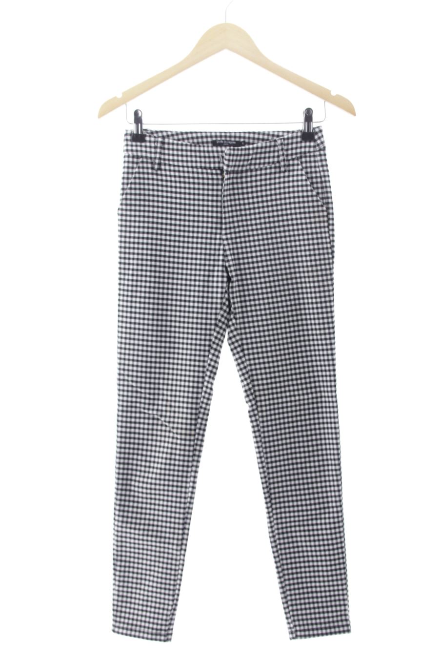Pantalon Drole de copine de la taille S, de couleur carreaux