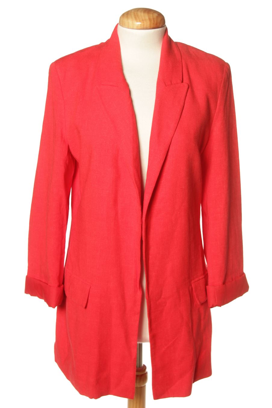 Blazer Stradivarius de la taille XS, de couleur rouge
