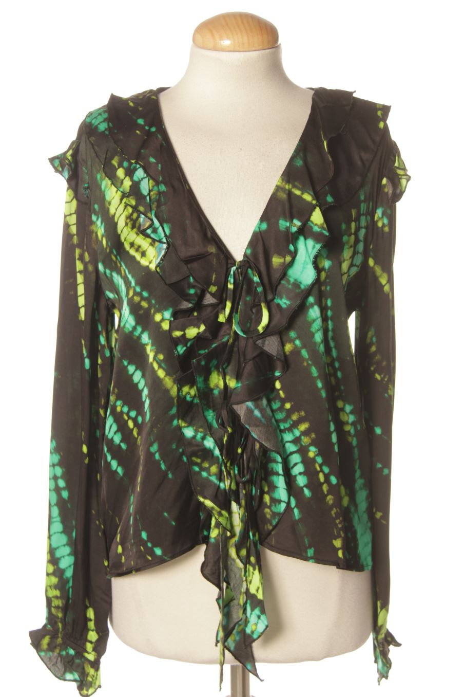 Langärmelige Bluse von Desigual Größe M, Farbe Aufdruck, für