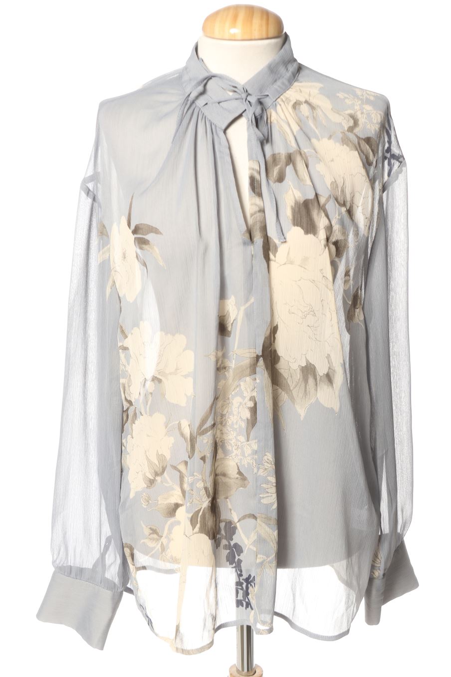 Blusa de manga larga de PERCENTIL de la talla 42, de color flores