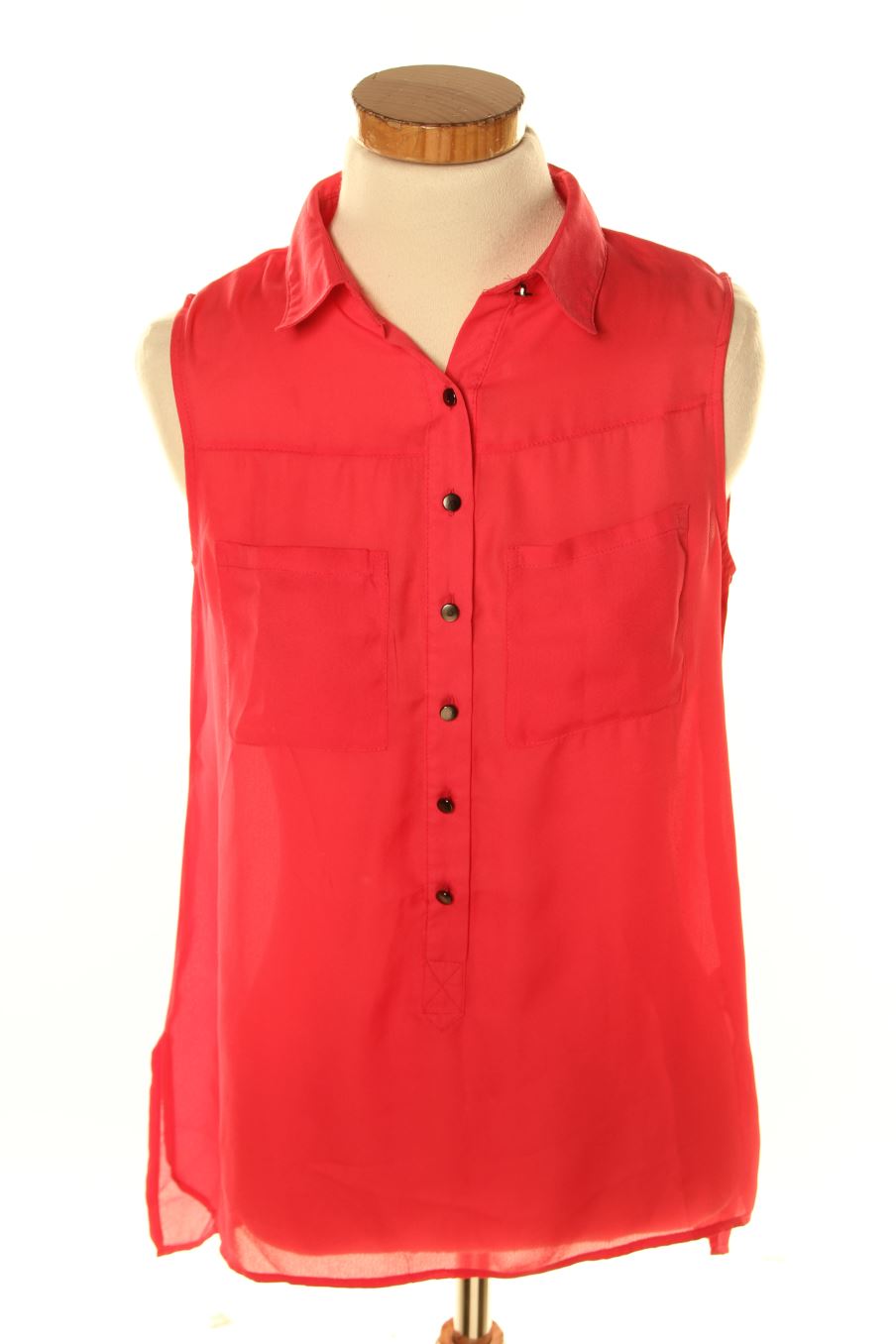 Camisa sin mangas de Amisu de la talla XS, de color rosa