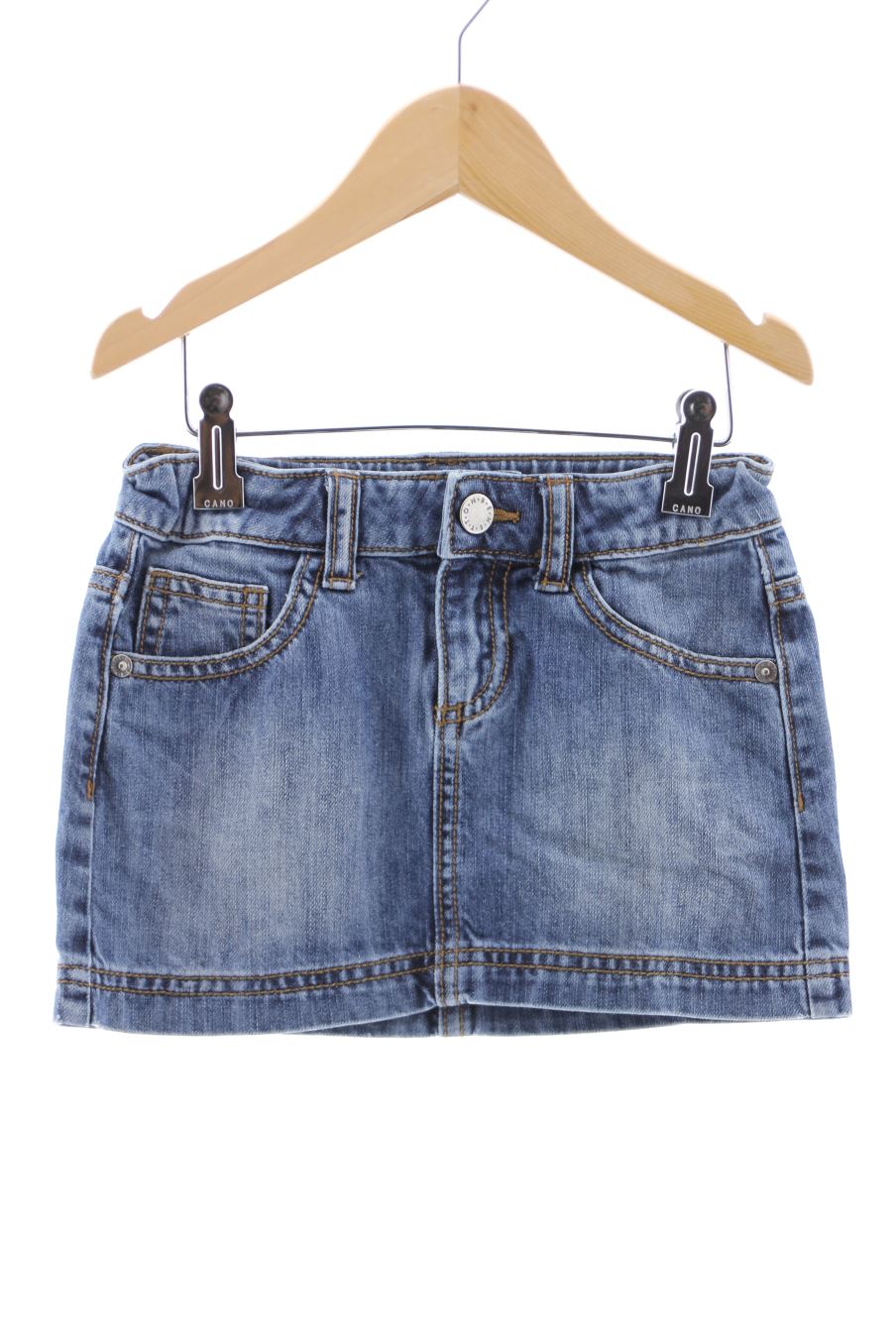 Falda de Benetton de la talla 4 años de denim de segunda mano