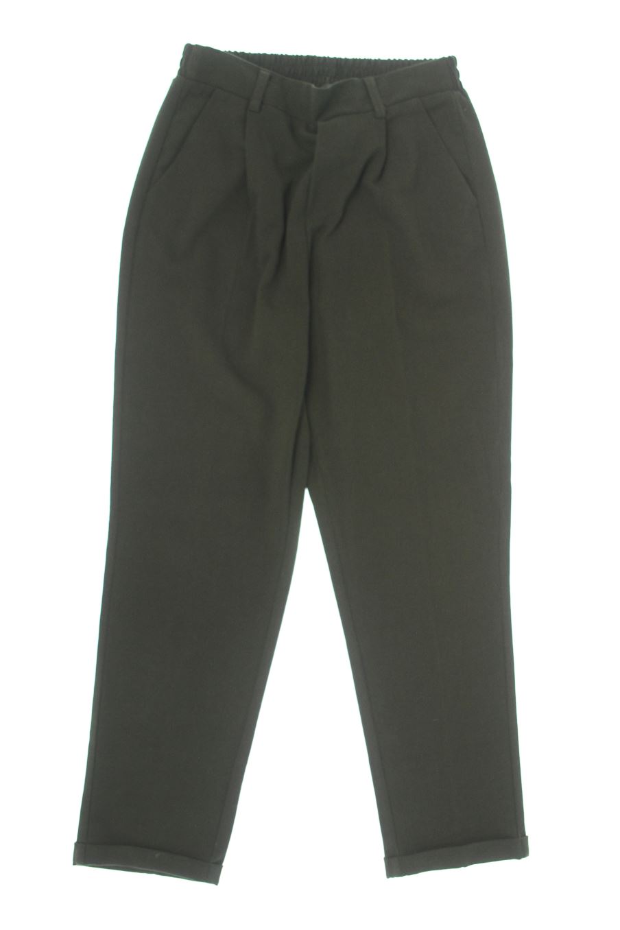 Pantalón de Stradivarius de la talla S, de color verde