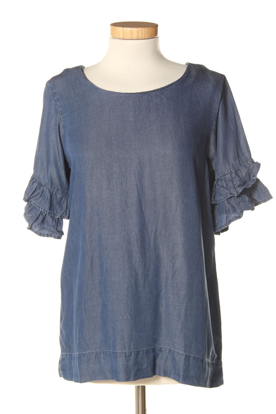 Blouse à manches courtes Sfera de la taille S, de couleur bleu