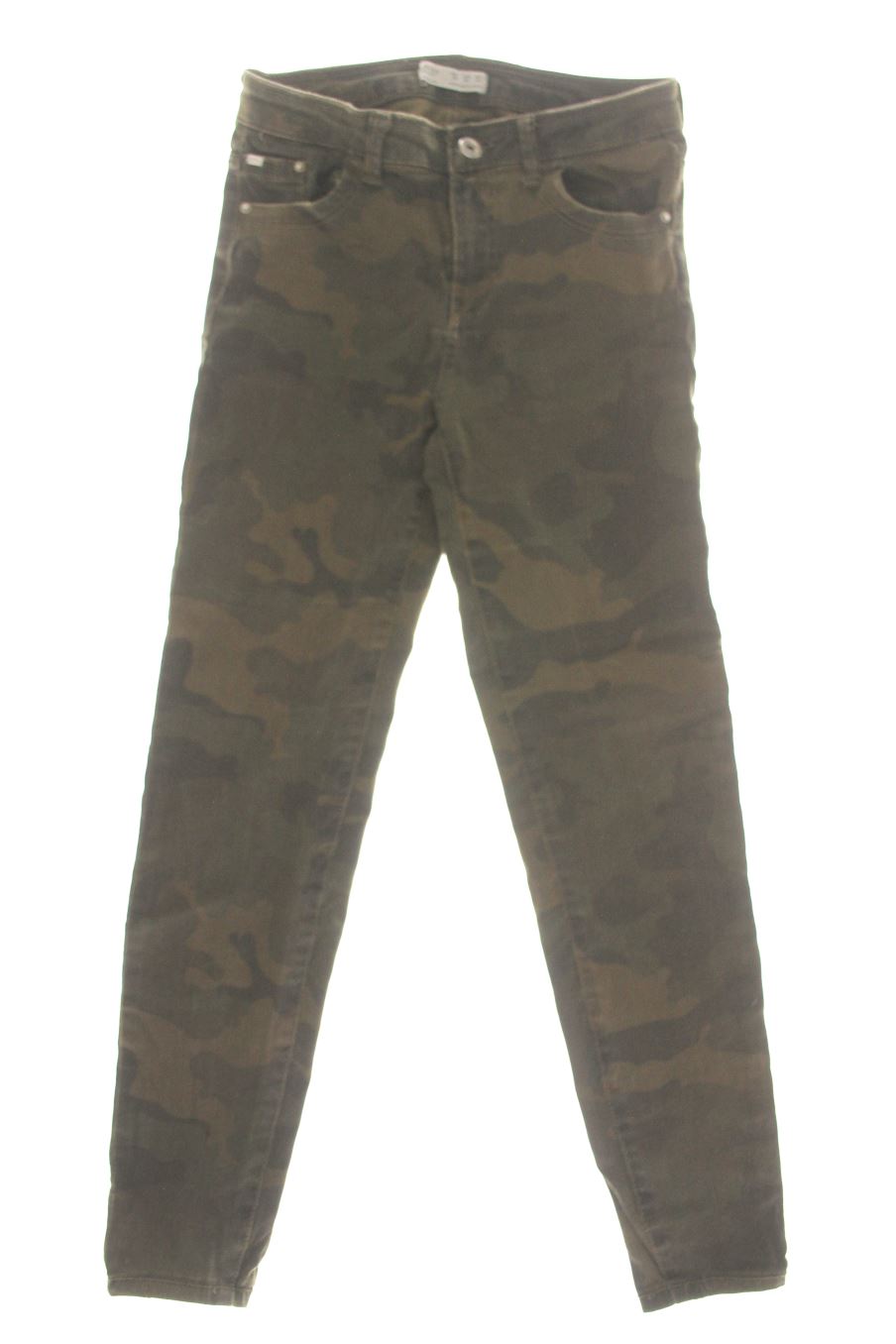 Vaqueros de Bershka de la talla 34, de color verde de ropa vaquera