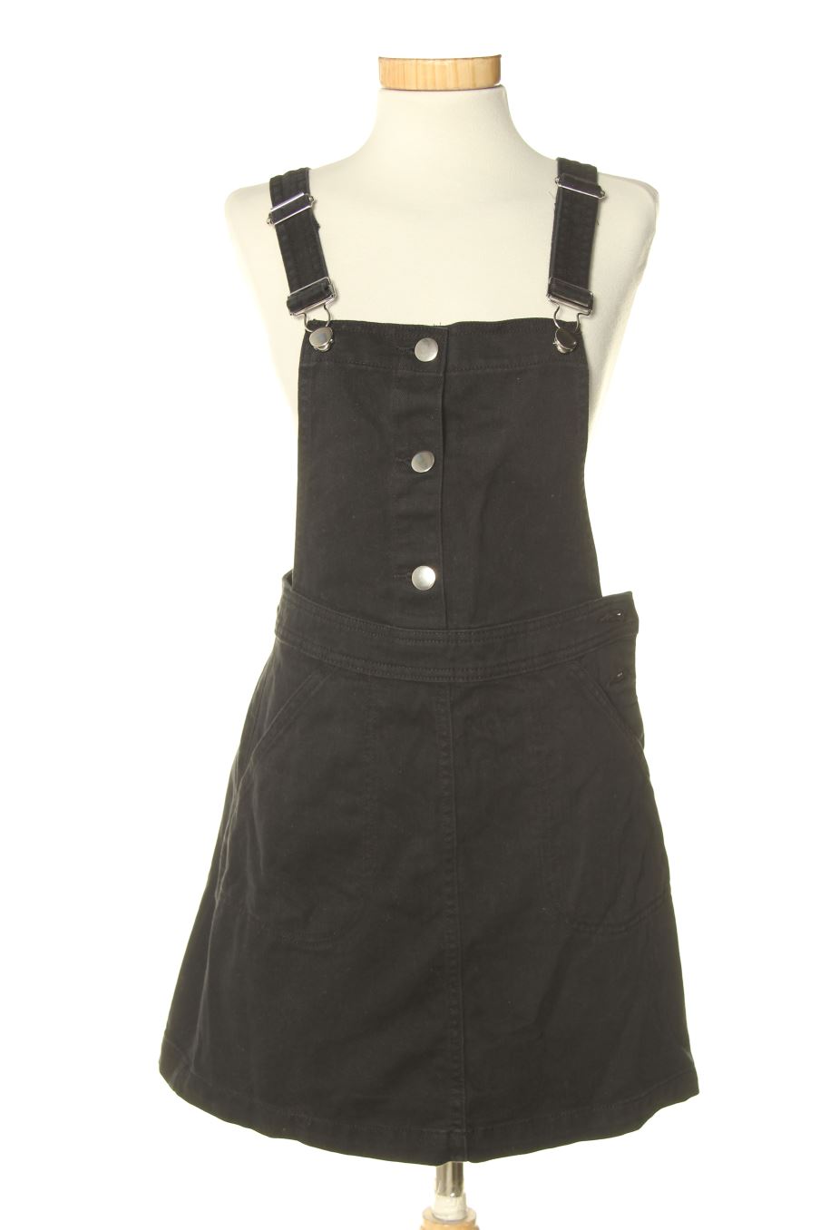 Robe casual H&M de la taille 36, de couleur noir de denim