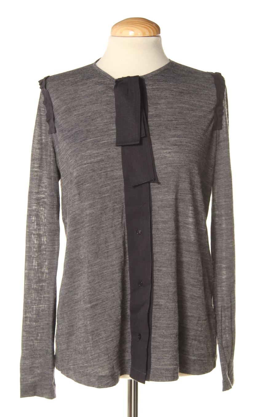 Camiseta manga larga de BIMBA Y LOLA de la talla M, de color gris