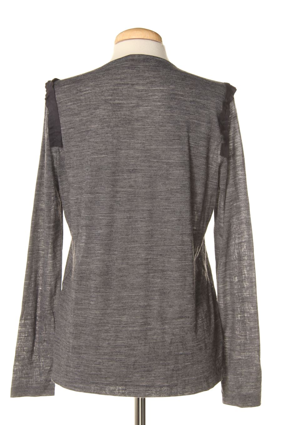 Camiseta manga larga de BIMBA Y LOLA de la talla M, de color gris