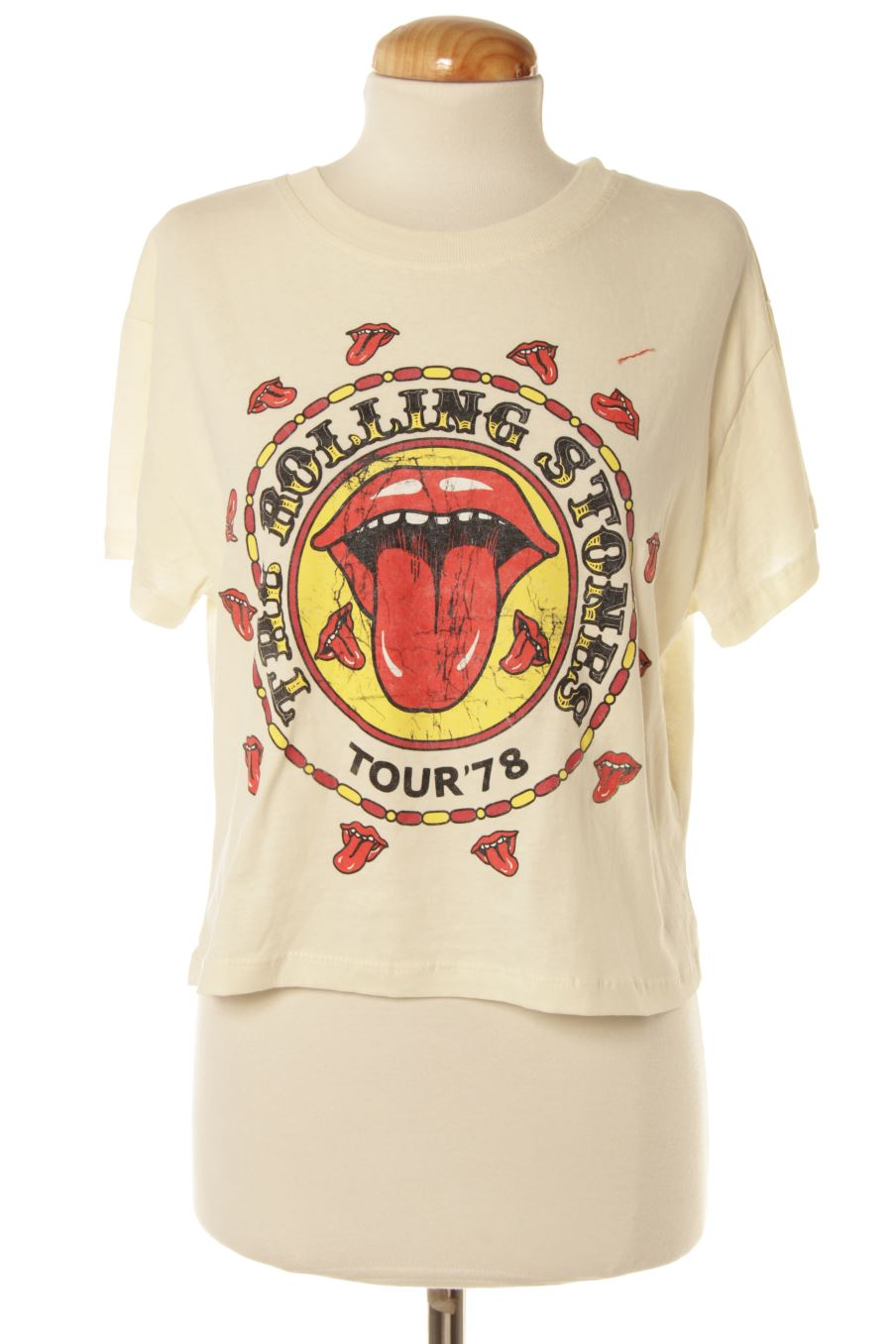 Camiseta de Stradivarius de la talla M de color beige