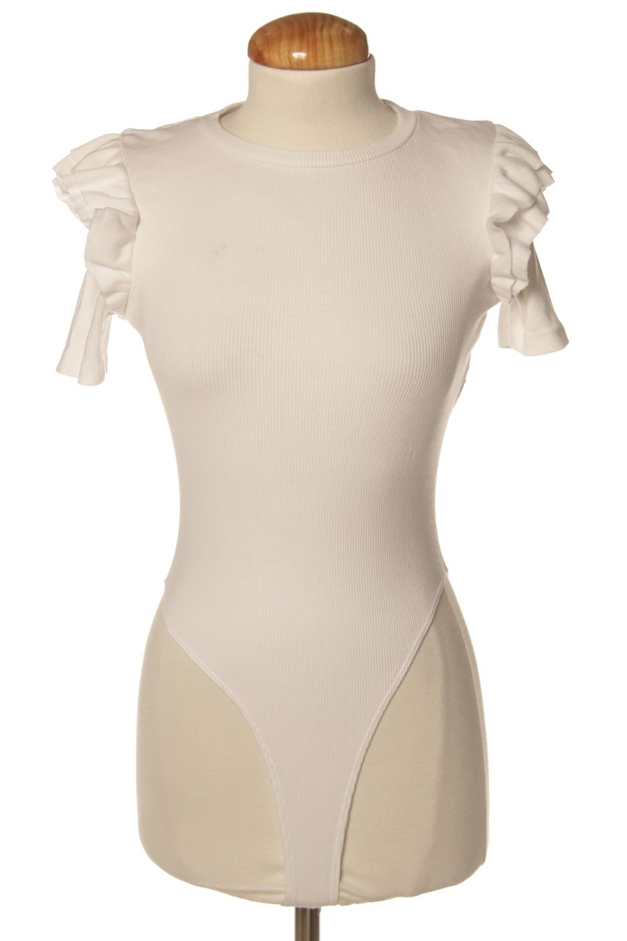 Body de Zara de la talla S, de color blanco