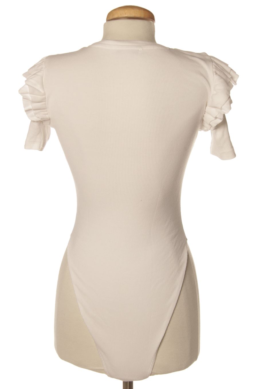 Body de Zara de la talla S, de color blanco